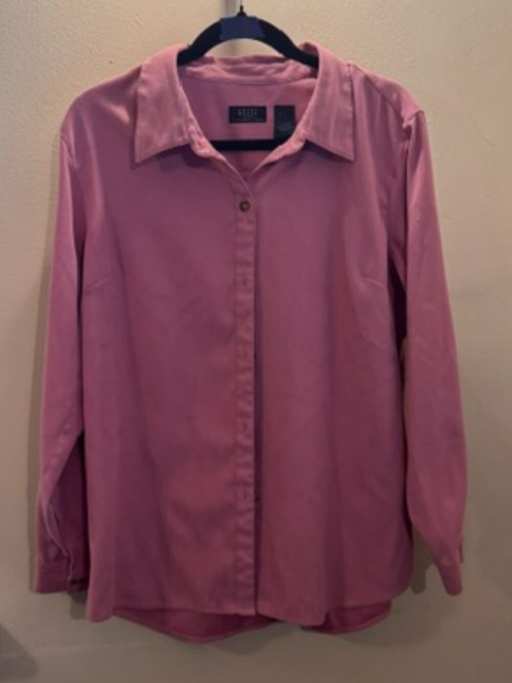 Pink Long Sleeve Blouse